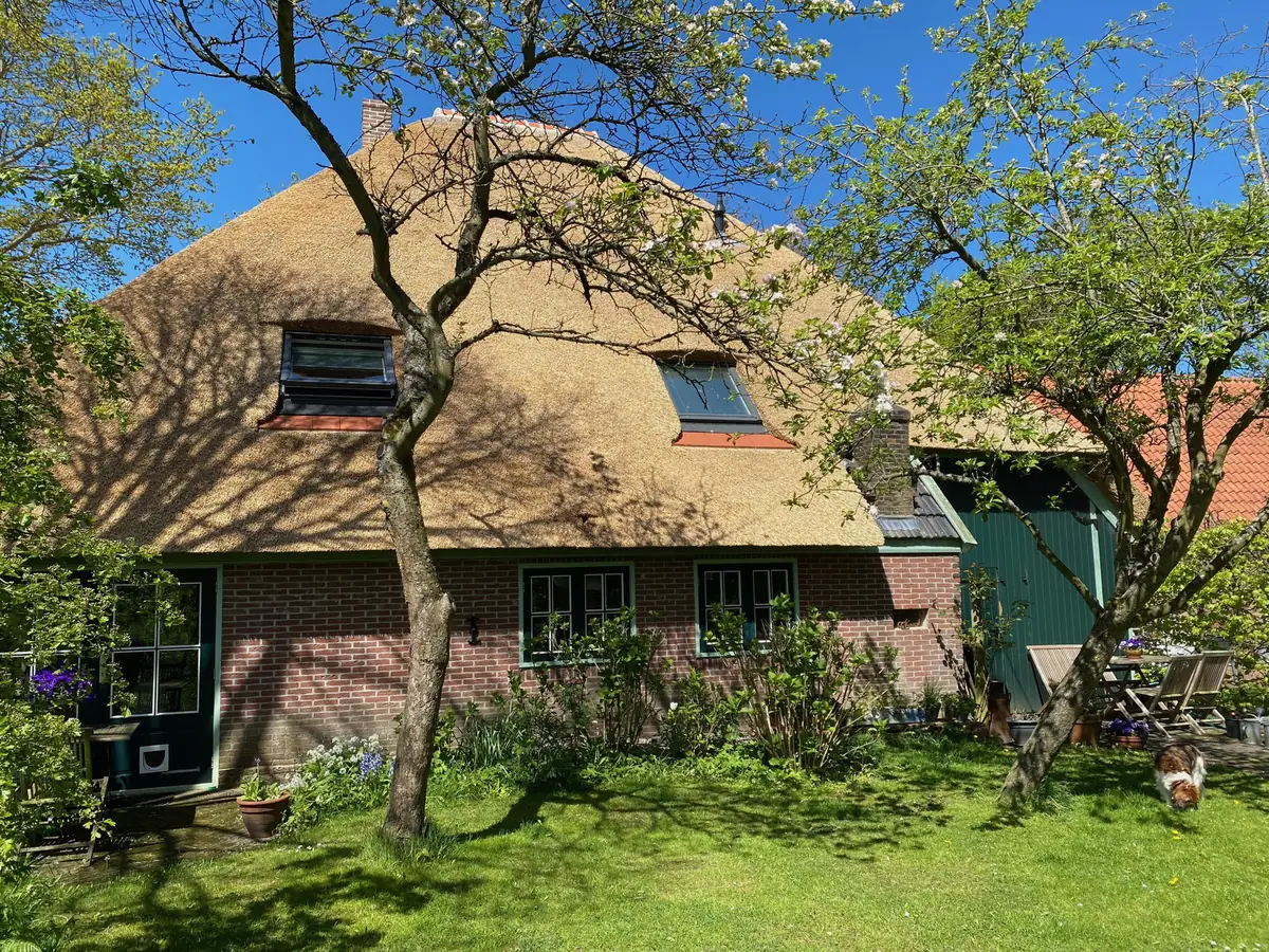 Roos & Linde vanuit de boerentuin